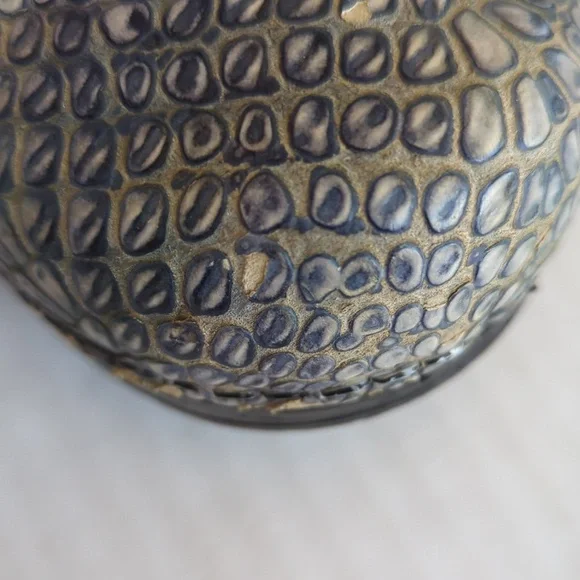 Sanita Reptile Embossed Leather Slip On Clogs EU 39 Blue Green - Picture 9 of 16